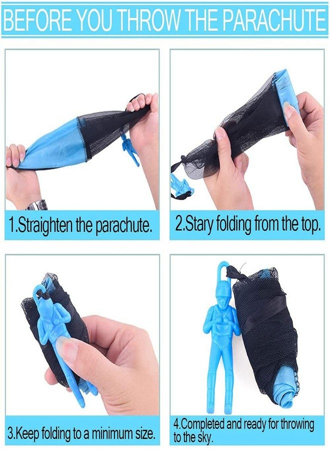 GANPUB Parachute Tangle-Free Throwing Parachute Outdoor Flying,No Assembly Required Stocking Stuffers Party Favors,Classroom Prize,Birthday Gift,Novelty and Gag - Image 5